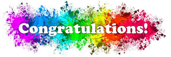 Congratulations banner