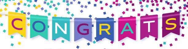 Congratulations banner