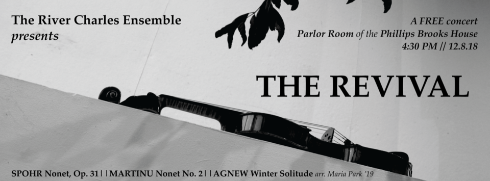 River Charles Ensemble PBH concert poster